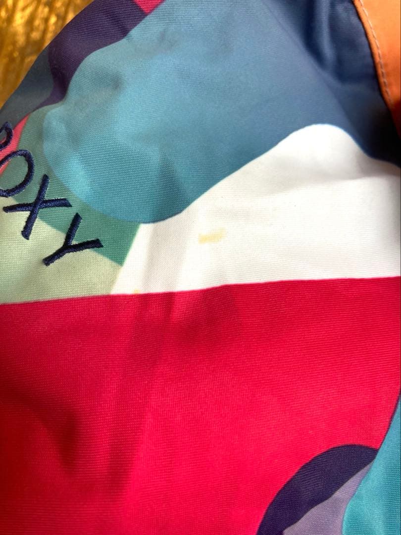 専用ROXY スキーウェア 130 スノボ 上下　腰履きパンツ ピンク系 キッズ