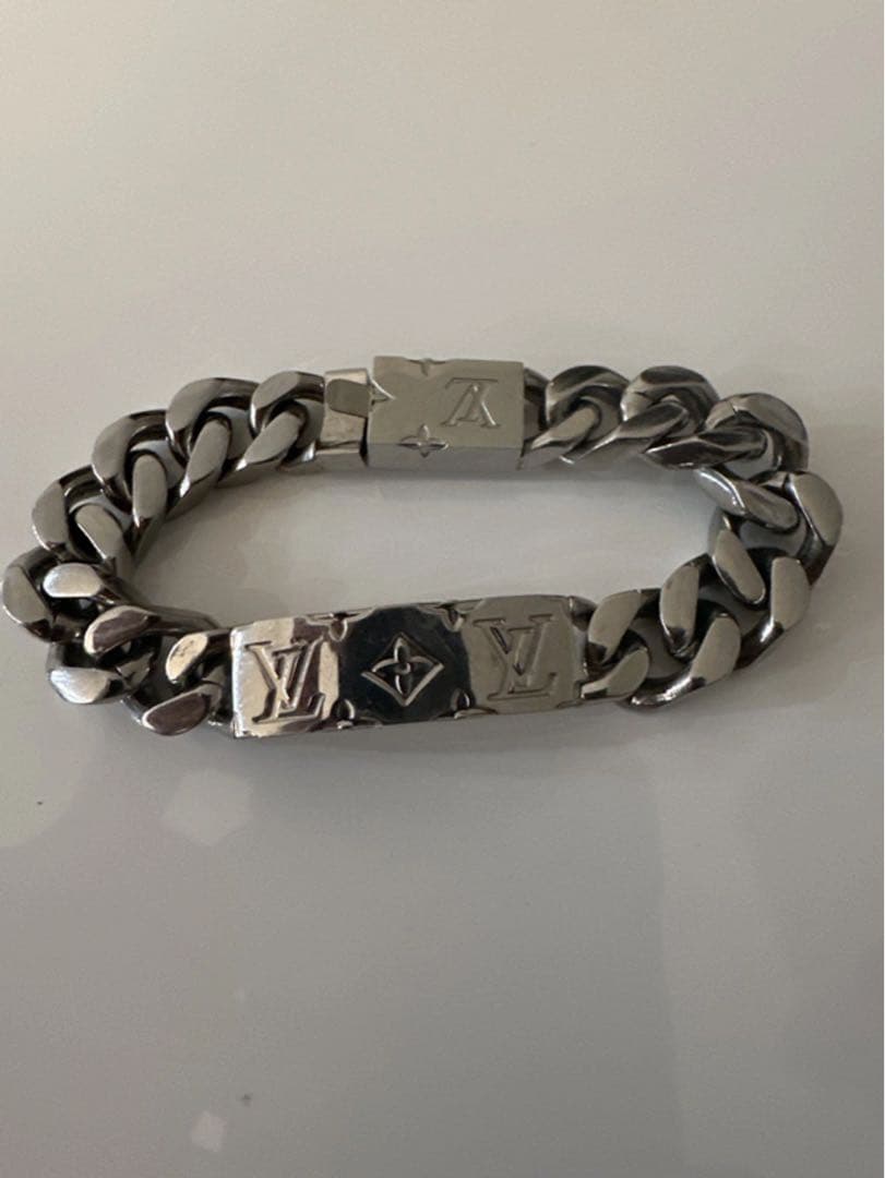 「値下可」ルイヴィトン　チェーンブレスレット　モノグラム　旧　M62486