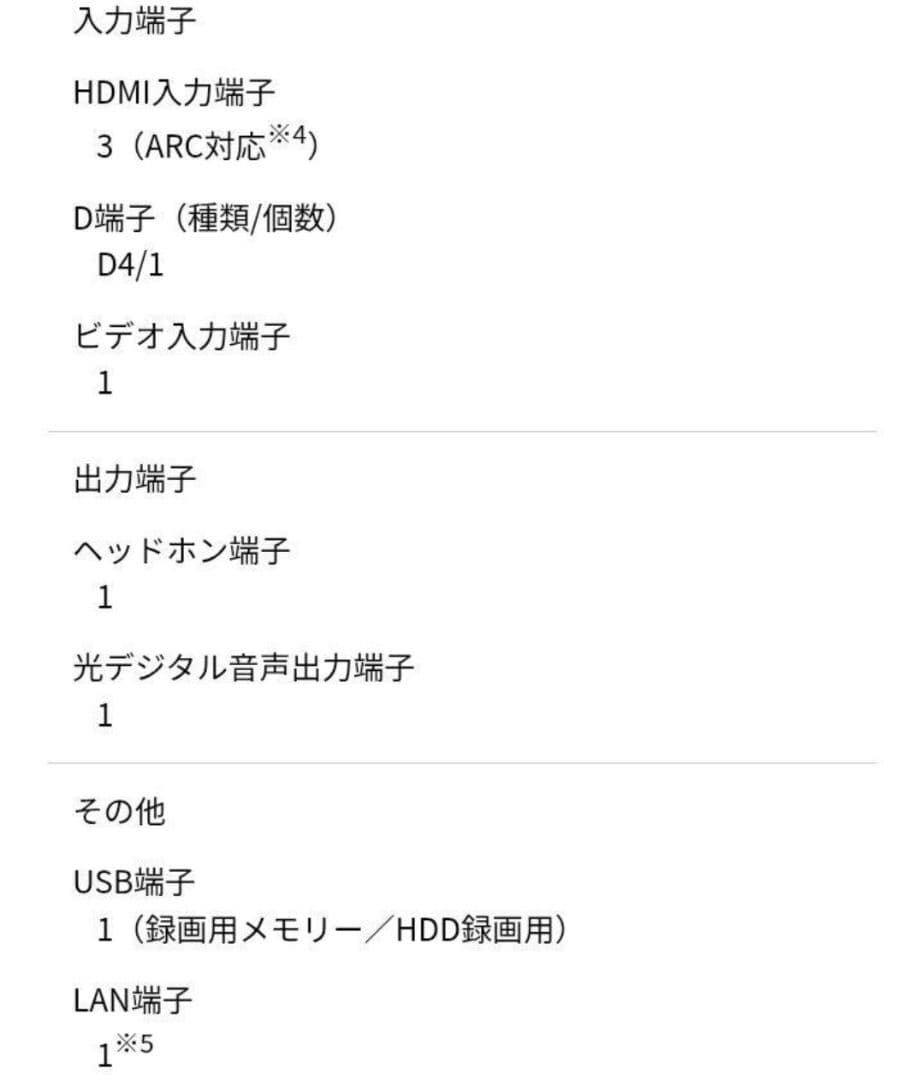 FUNAI 32 inch　フナイ　テレビ リモコン　裏録画　HDD内蔵