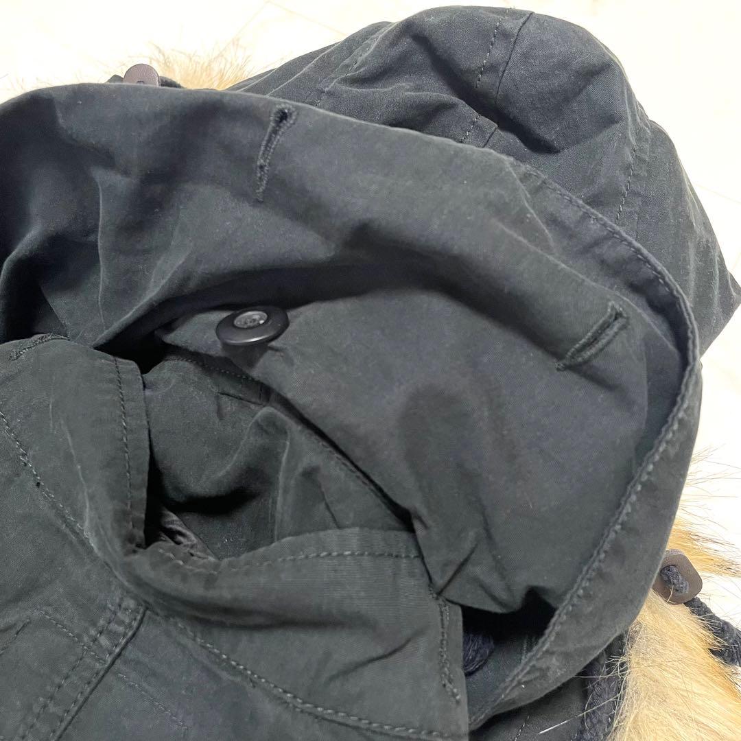 未使用 アヴィレックス×earth モッズコート ライナー ファー ワッペン M