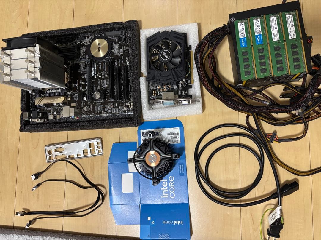 【動作確認済】ASUS H170PRO+Corei5 6600+メモリ16GB等