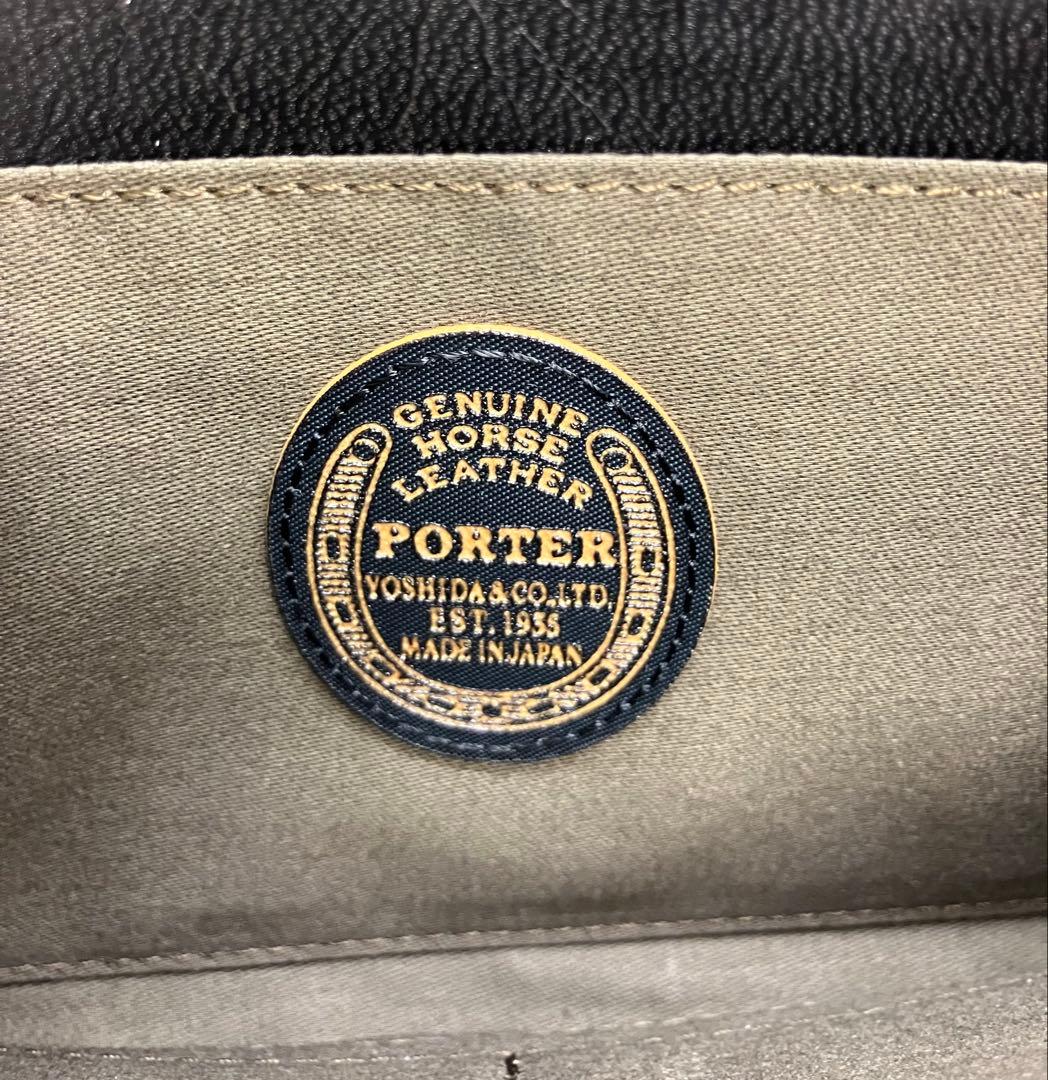 ★極美品❣️PORTER ポーター WISE ラウンドファスナー　長財布　馬革
