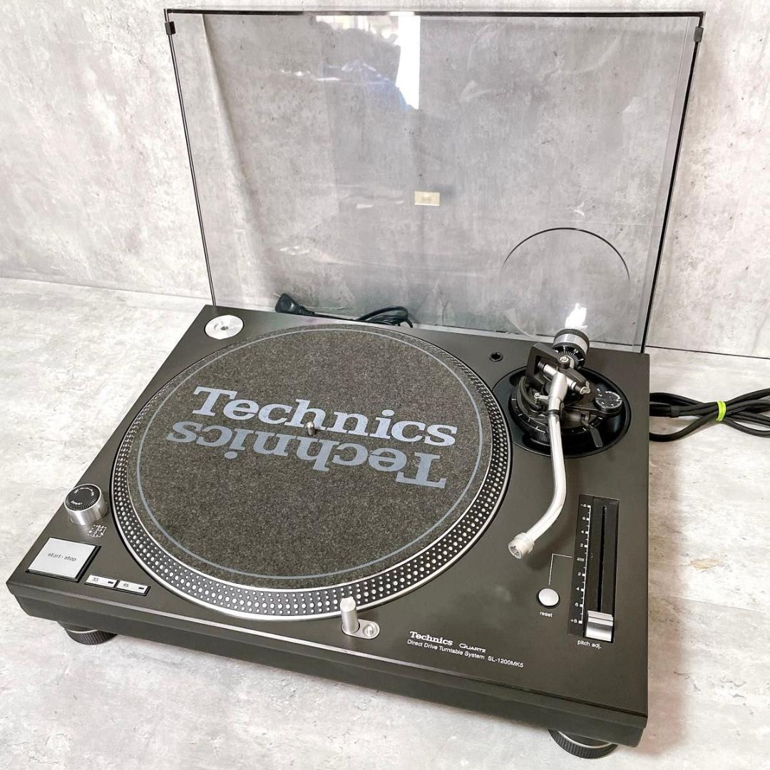 テクニクス SL-1200MK5 ターンテーブル 2台 元箱 取説 新品針付き