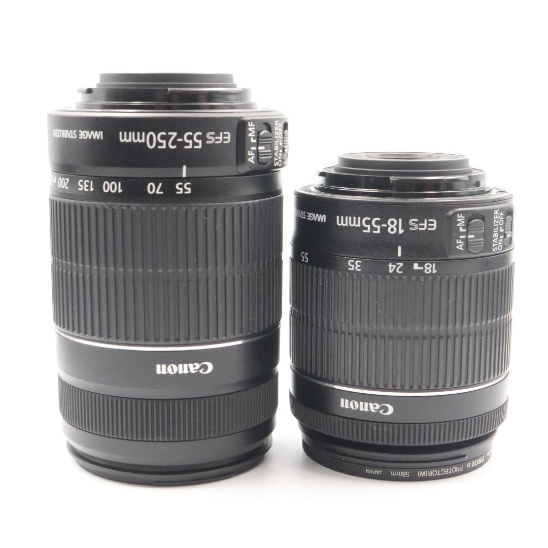 Canon　Kiss X7　ダブルズームセット　18-55mm　55-250mm