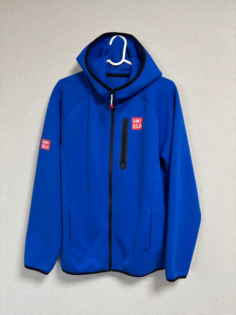 UNIQLO錦織圭モデルスエットパーカージャケットウォームアップウエア硬式テニス