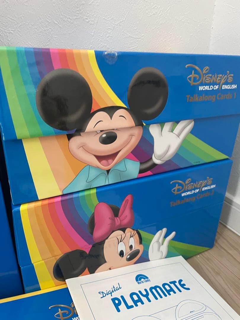 DWE ディズニー英語システム　トークアロング　Q&Aカードセット 美品　617