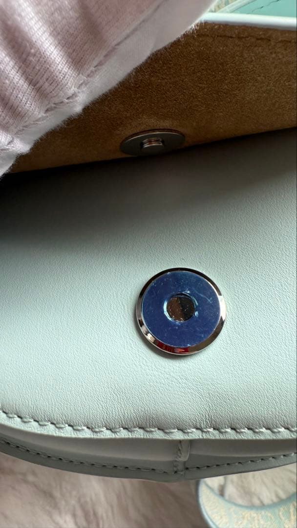 LOEWE ロエベゲートデュアルバッグミニブルーアイスバーグカーフ ジャカード