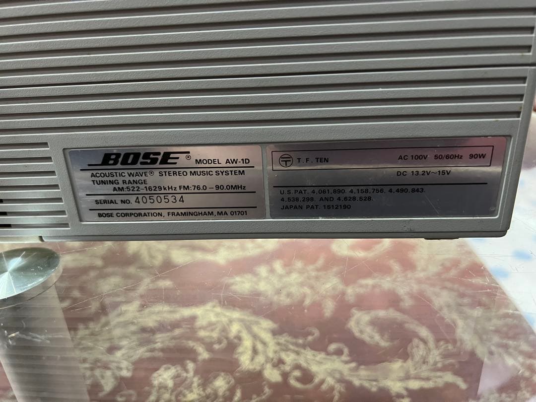 希少BOSEボーズAW-1D整備品専用バッグラジカセ A.M.Sメンテナンス済み