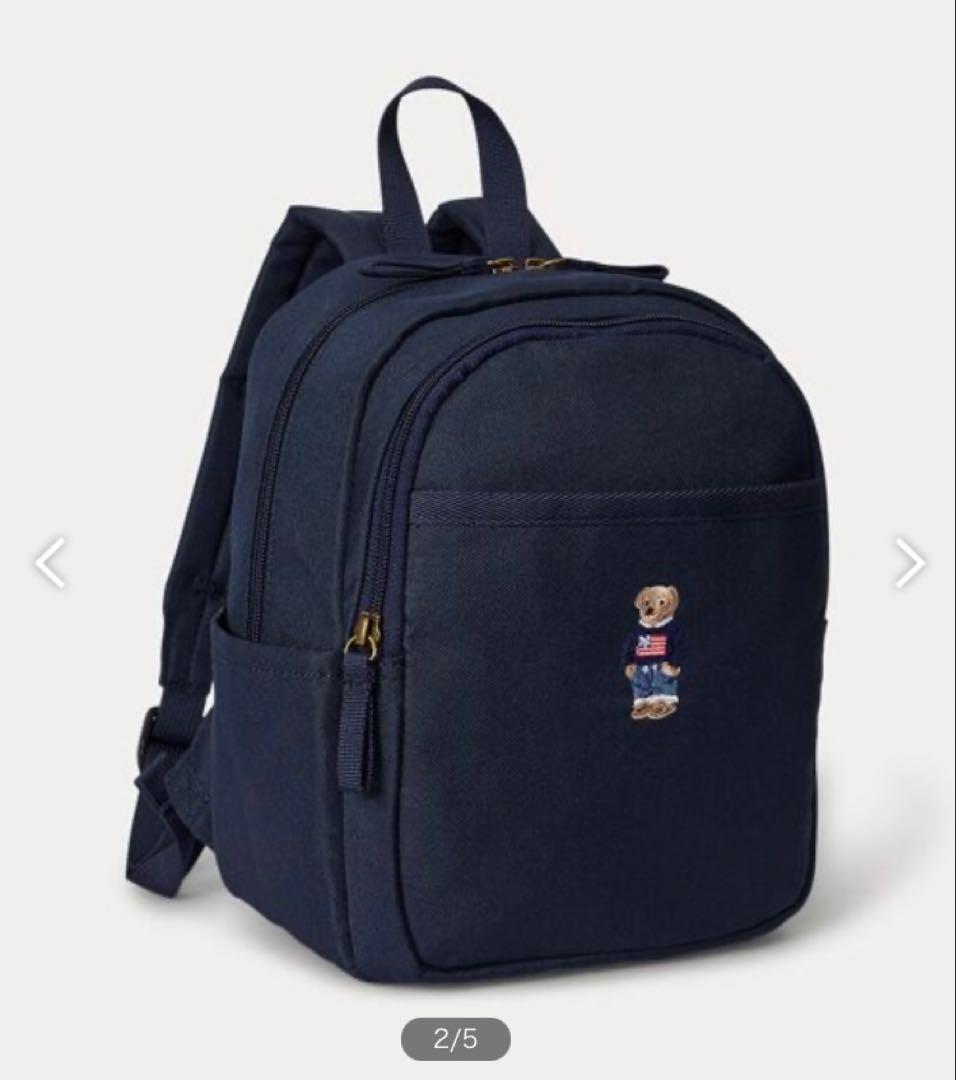 【未使用】ポロラルフローレン ポロベア 刺繍 ネイビー リュック