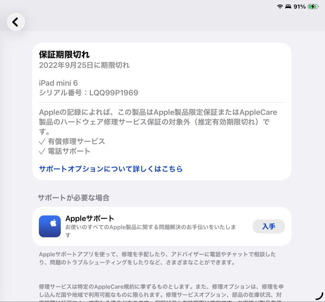 【極美品】 Apple iPad mini 64GB スペースグレイ Wi-Fi