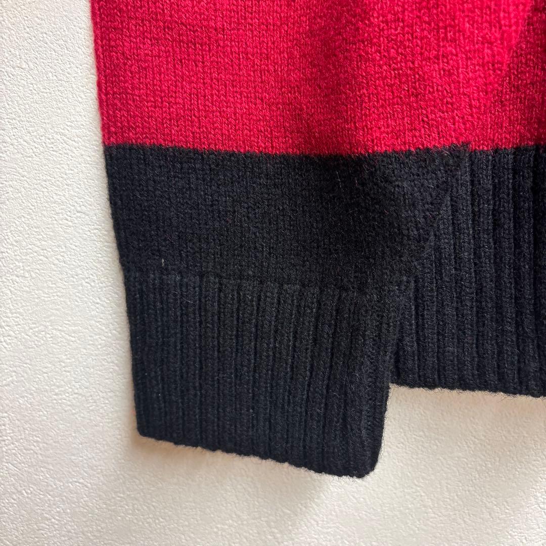 m*o様 ☆ ナンバーナイン L 赤黒ボーダー 06期風 カートコバーン ニット