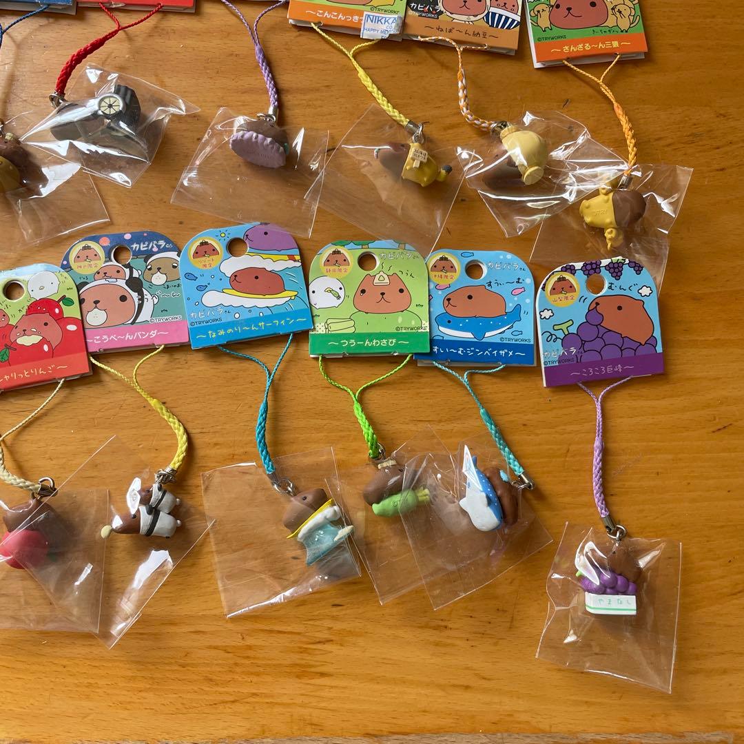 【おまとめ】カピバラさん　ご当地ねつけストラップ　35個セット　新品未使用