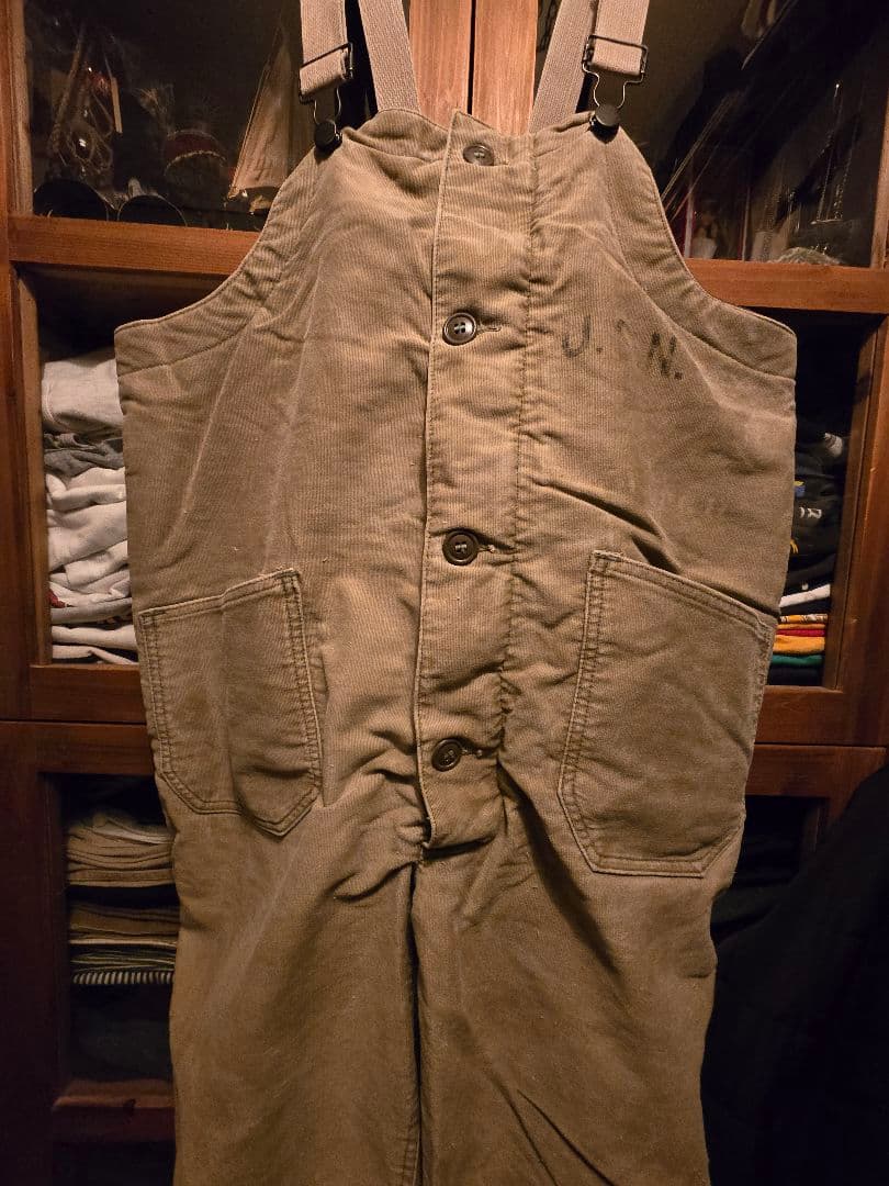 ☆ 1940'S U.S.N. DECKPANTS KHAKI MEDIUM