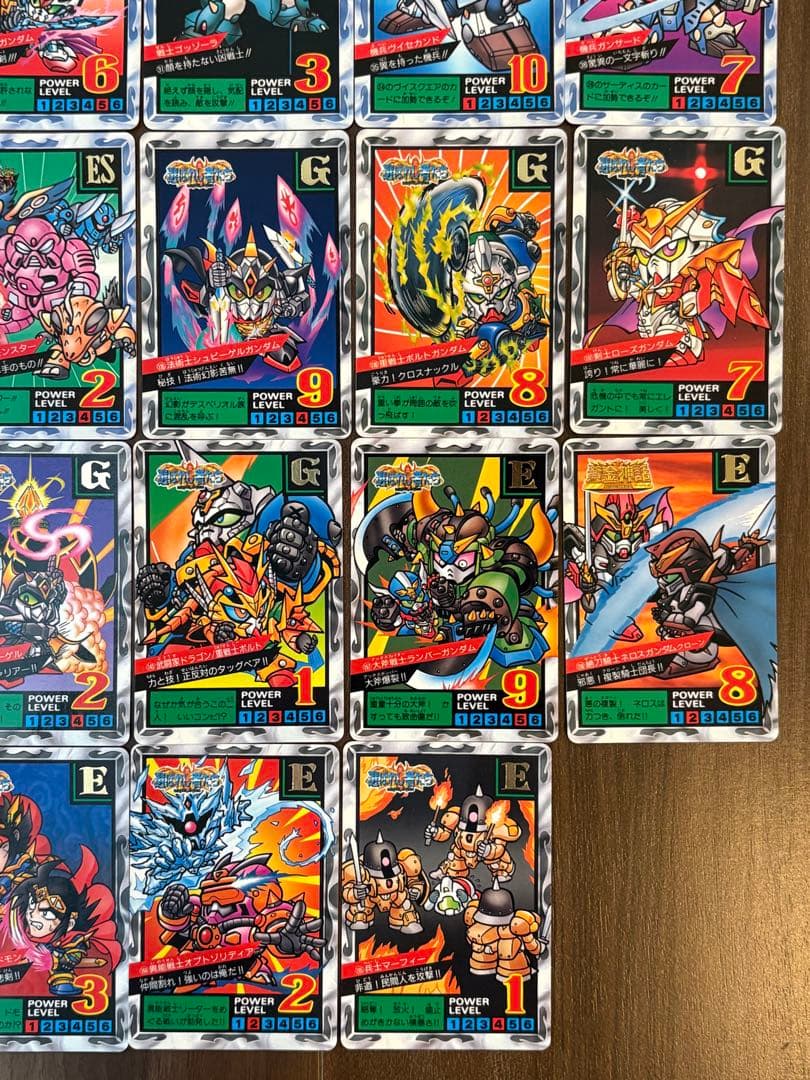 1993年〜1995年ガンダムSDSUPERBATTLE64枚まとめ売りセット
