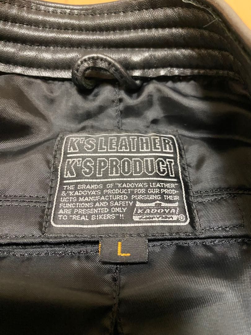 KADOYA レザー シングルライダースジャケット