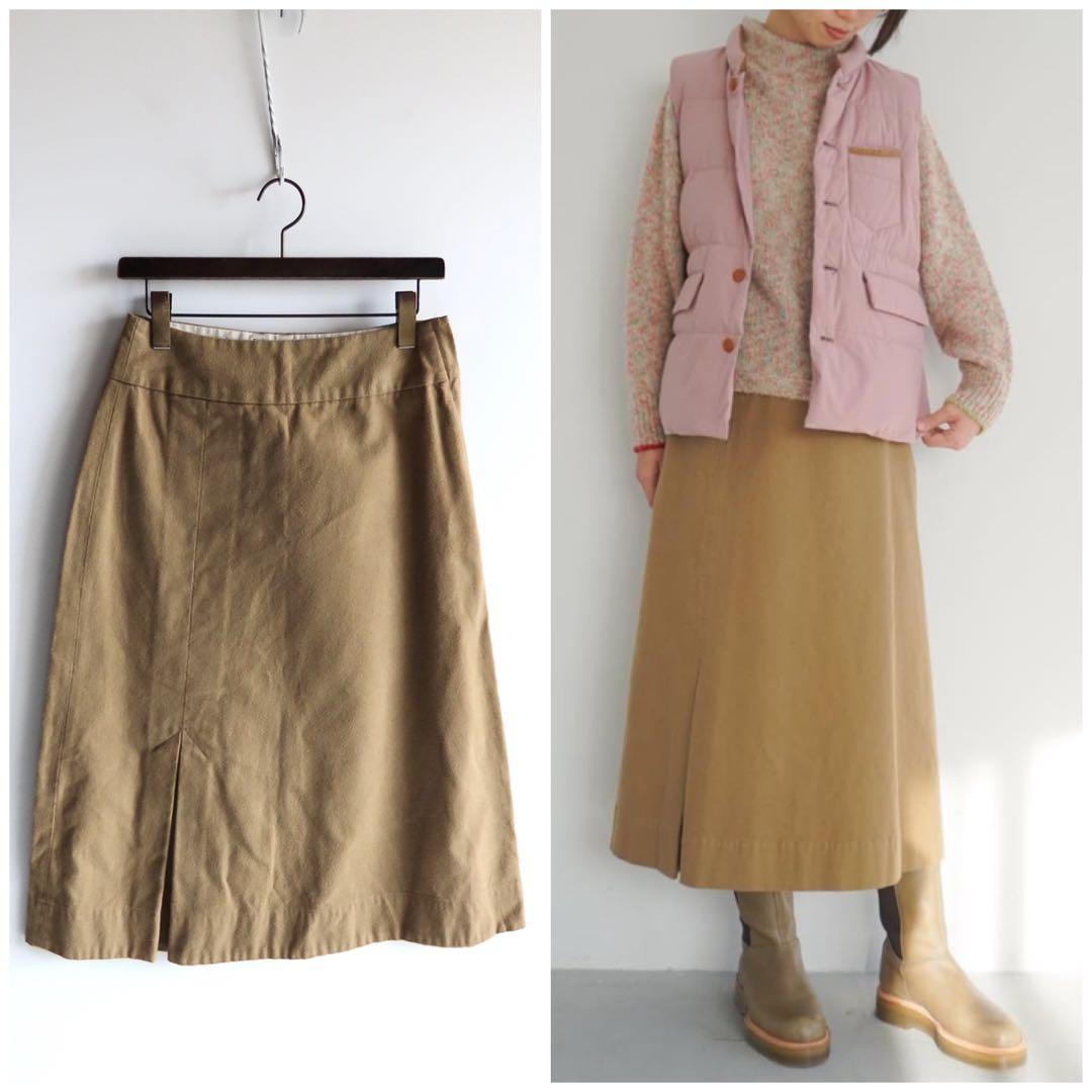 23年 よそおい掲載 パラスパレス セミタイトスカート 2 微起毛コットン