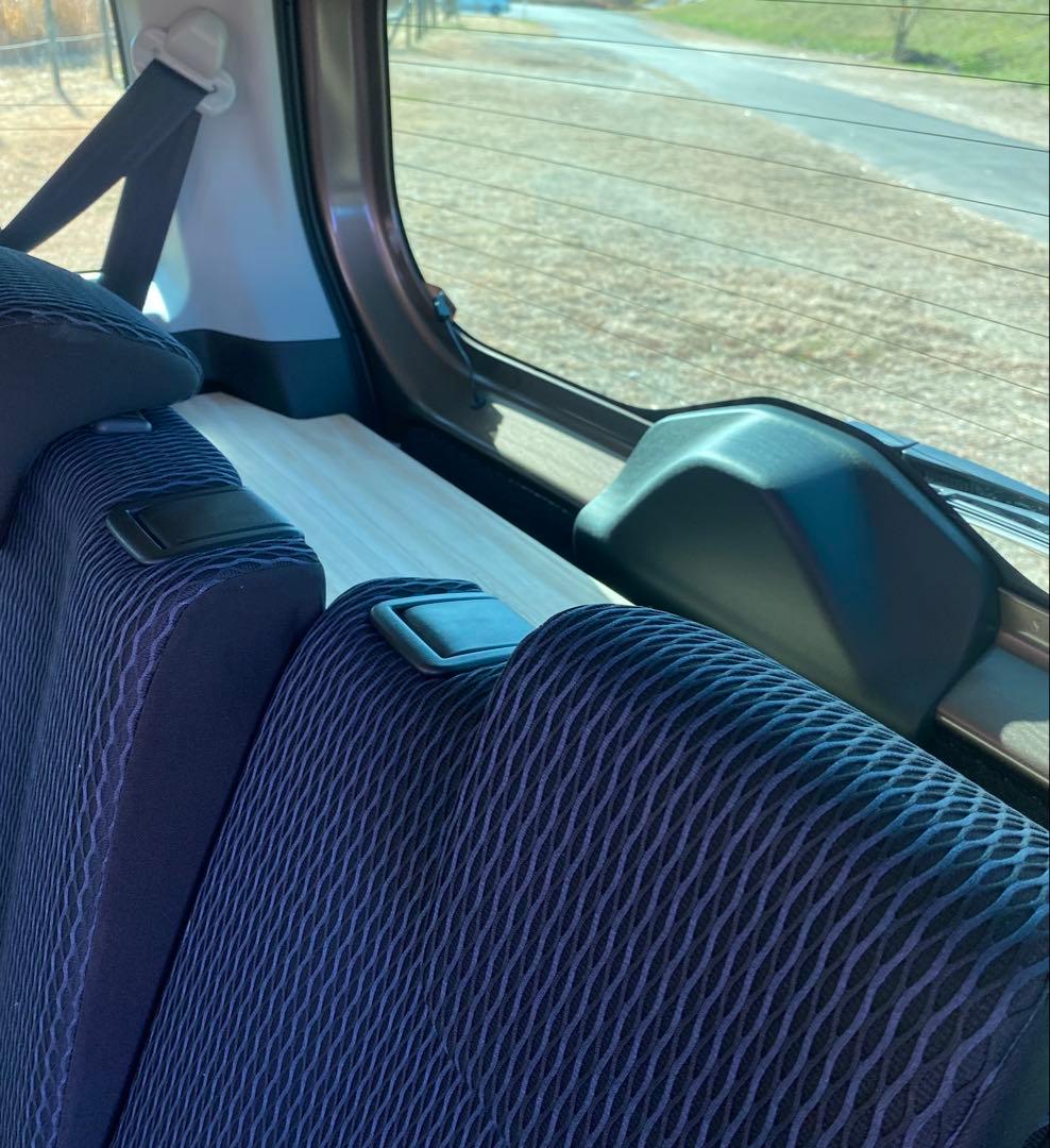 新型ハスラー用ラゲッジボード 静音版 木製 リクライニング対応 キャンプ22