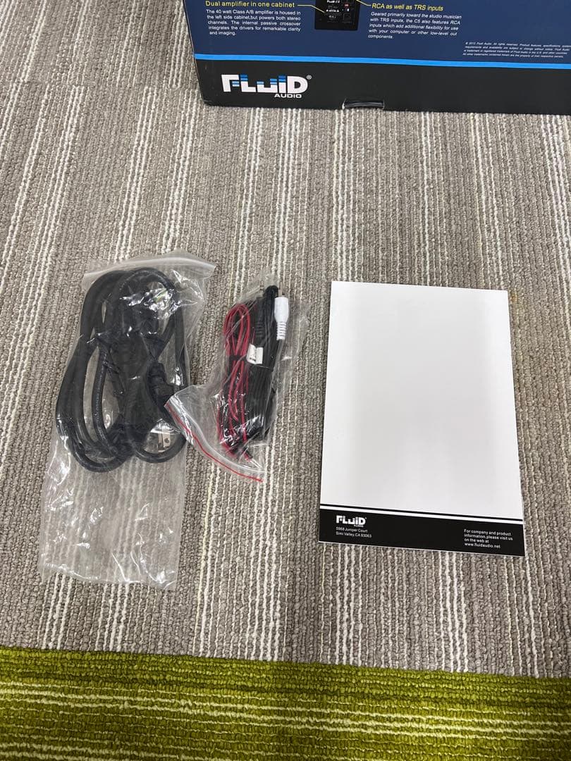 新品／未使用　フルイド　fluid audio  c5 モニタースピーカー