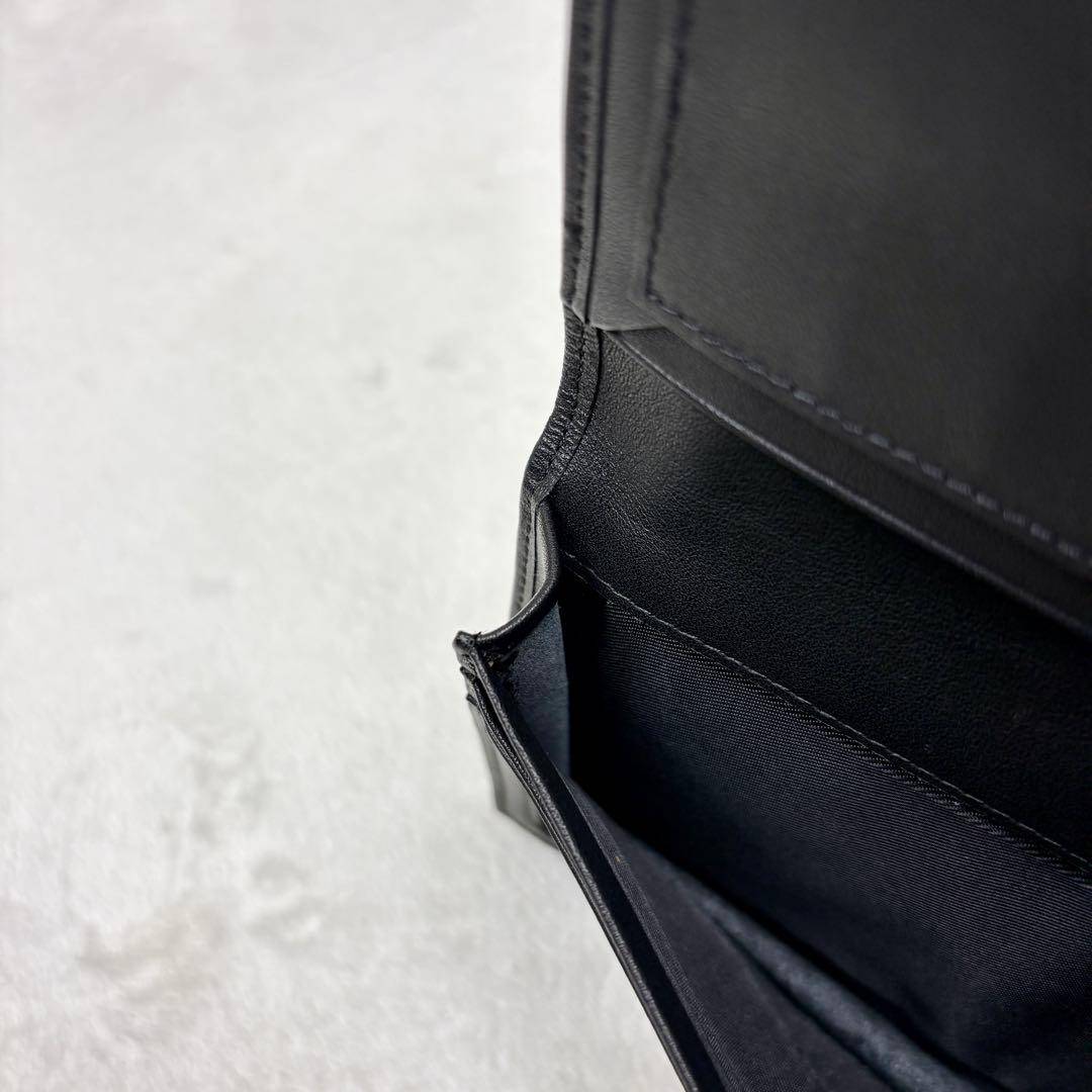 MONTBLANC モンブラン ウォレット レザー 二つ折り 長財布 ネイビー