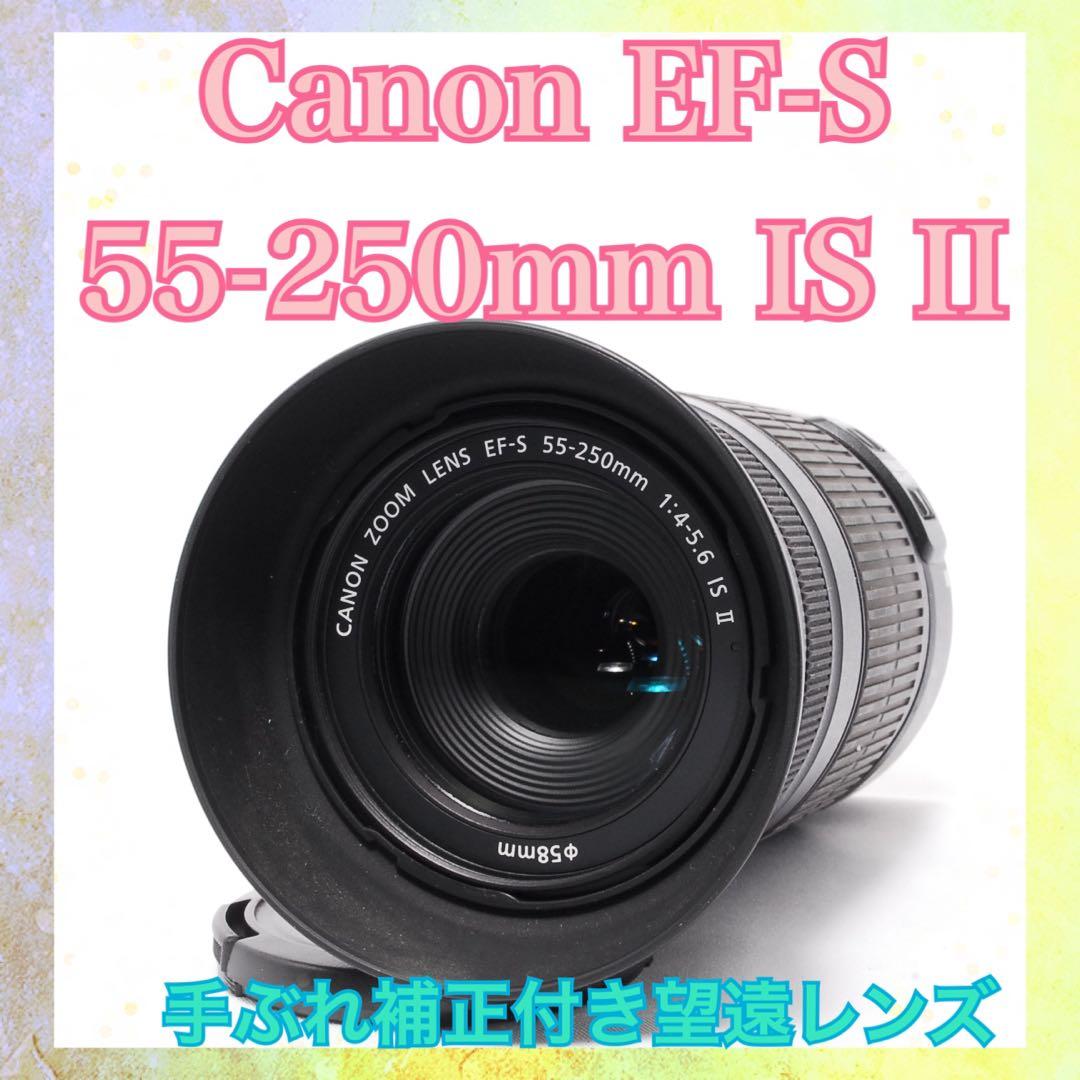 ◆初心者に必須◆Canon EF-S 55-250mm IS II◆手ぶれ補正◆