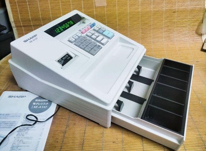 美品シャープレジスター　XE-A147　PC連携　630044
