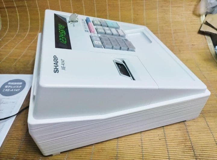 美品シャープレジスター　XE-A147　PC連携　630044