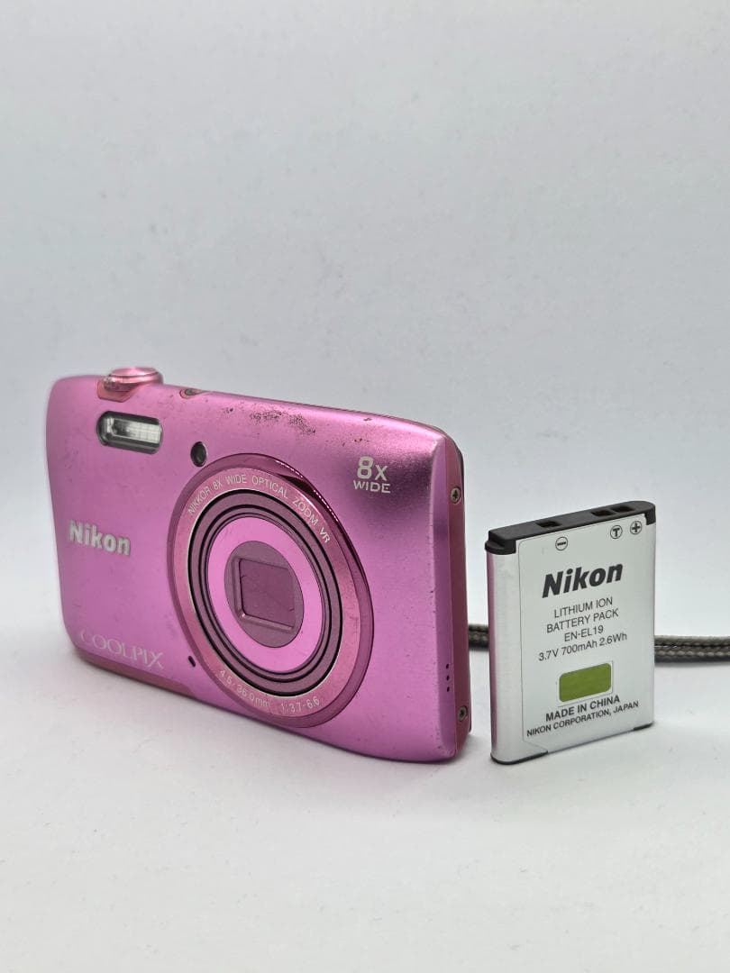 【スマホ転送OK】ニコン Nikon COOLPIX S3600 ピンク