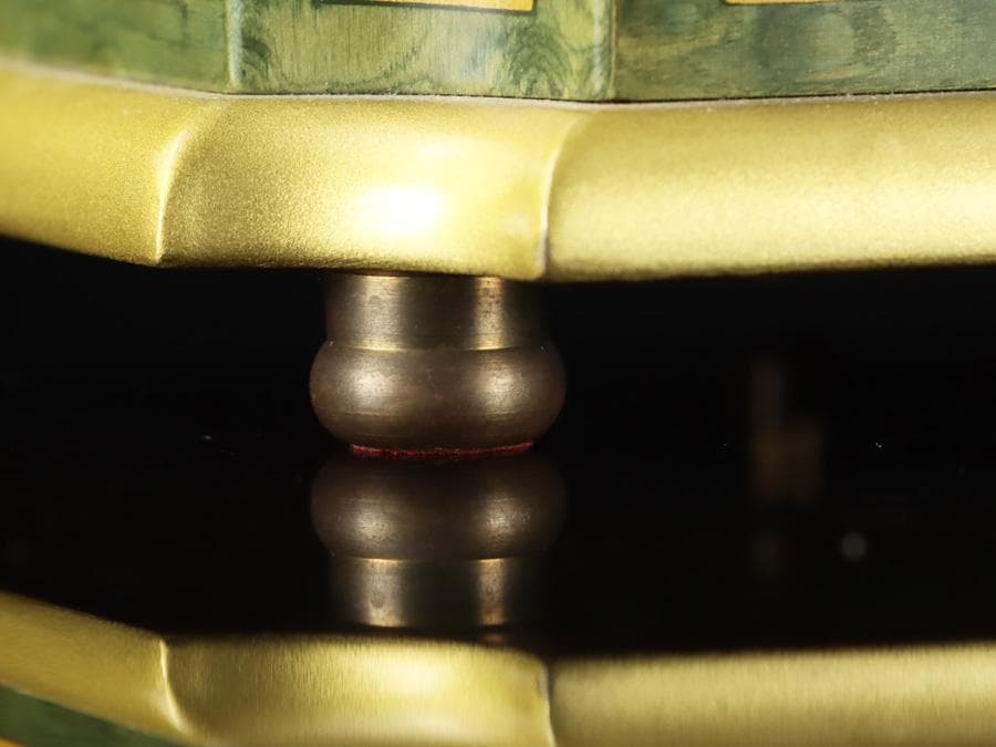 Y2534 リュージュ オルゴール ビバルディ「四季」3曲 72弁 金象嵌　ma