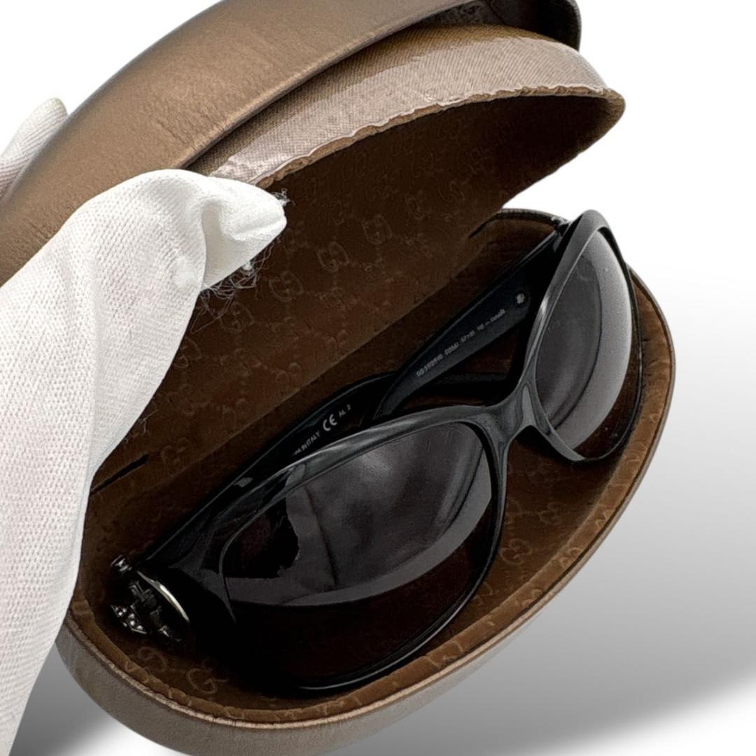 小物 GUCCI sunglasses vintage GG BLACK unisex