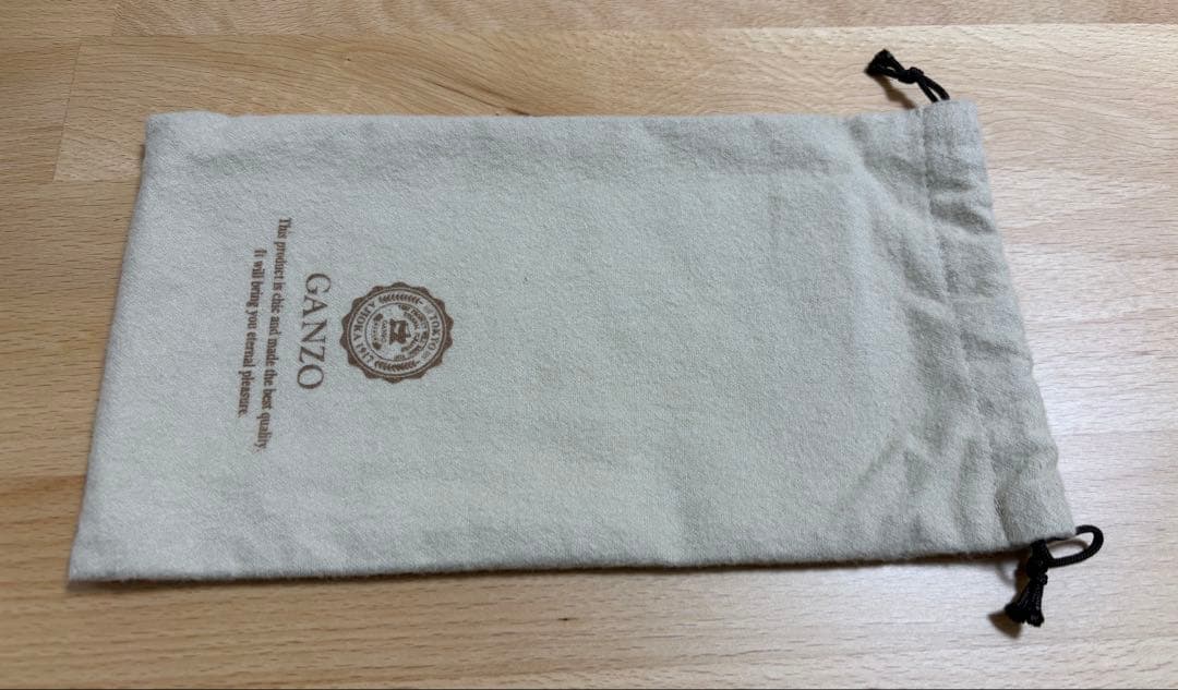 GANZO THIN BRIDLE マチ無し長財布 ダークブラウン