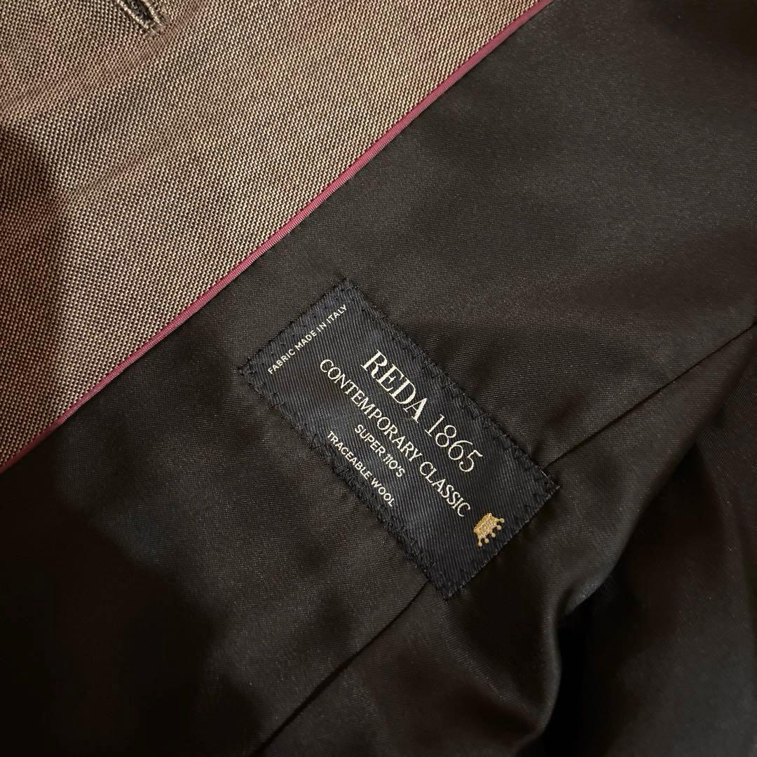 パンツスーツ　スーツ　ベージュ　イタリア高級生地「REDA」オールシーズン