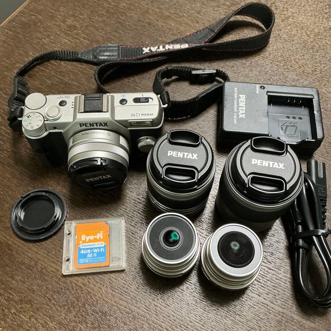 セール　PENTAX Q10 ミラーレス　レンズ多数、スマホ転送、作例あり