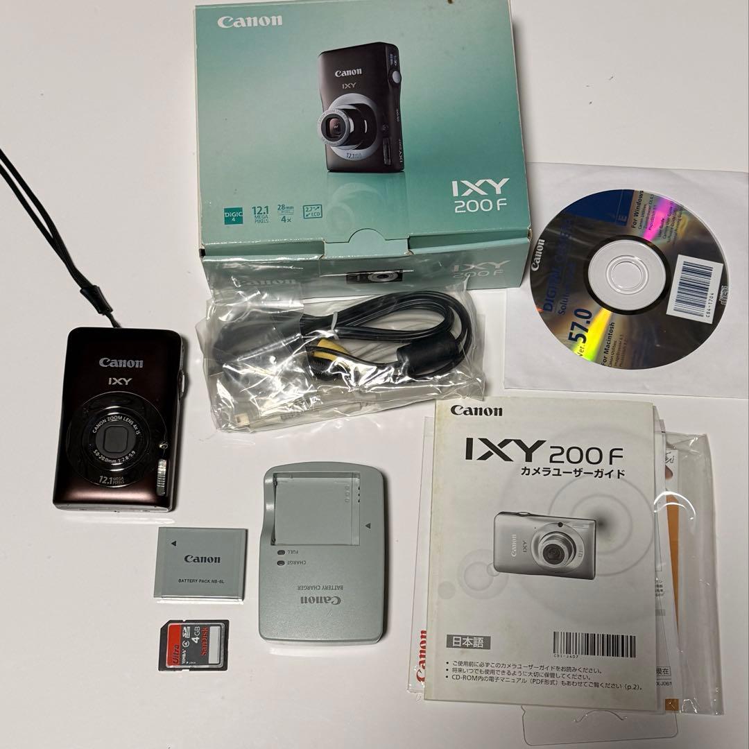 Canon IXY200F デジカメ 付属品全てあり