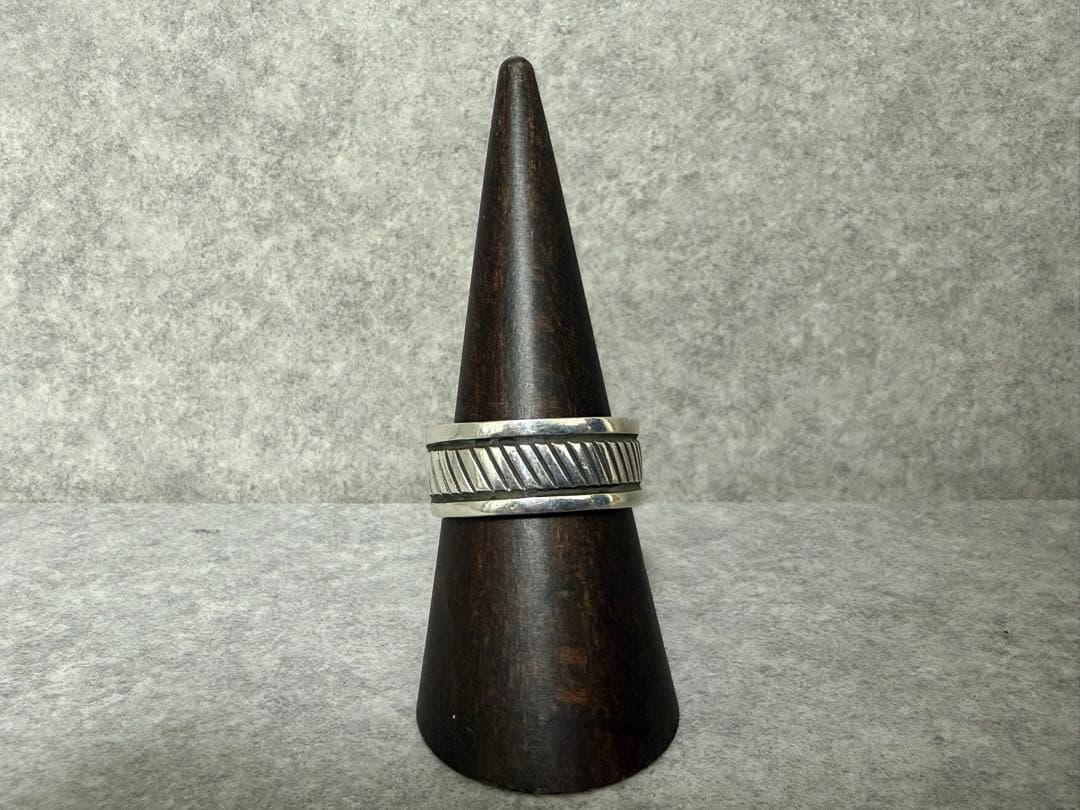 指輪 ナバホ族 ブルースモーガン作 リング インディアンジュエリー 約22号