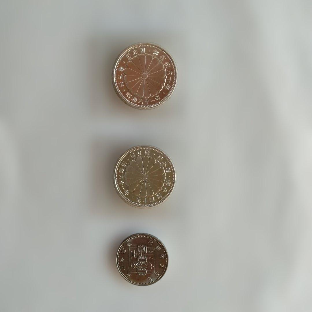 銀製旧貨幣 3種類セット