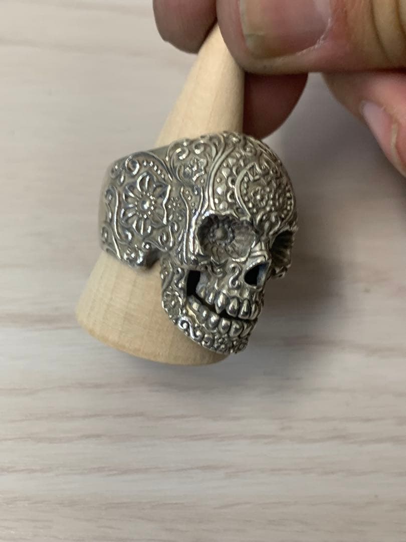 メキシカン　スカル　19号　silver 925 リング