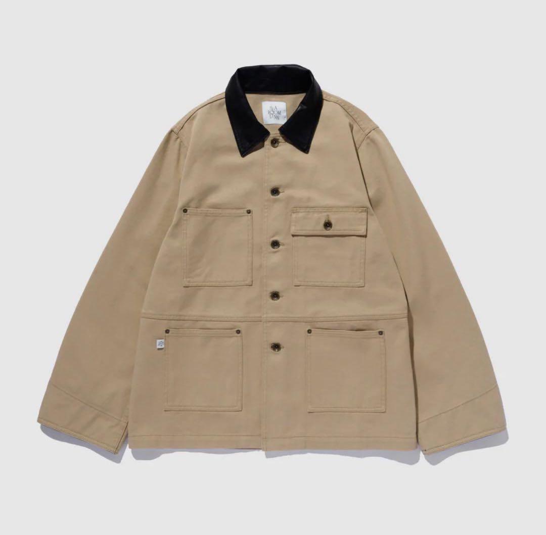 新品searoomlynn ECO Leather collarカバーオール