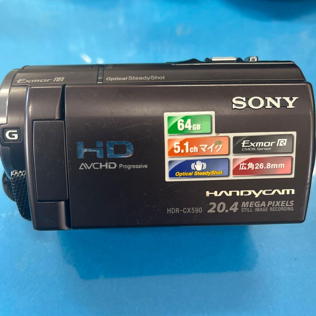 【値下げ】SONY HDR-CX590 ビデオカメラ 64GB