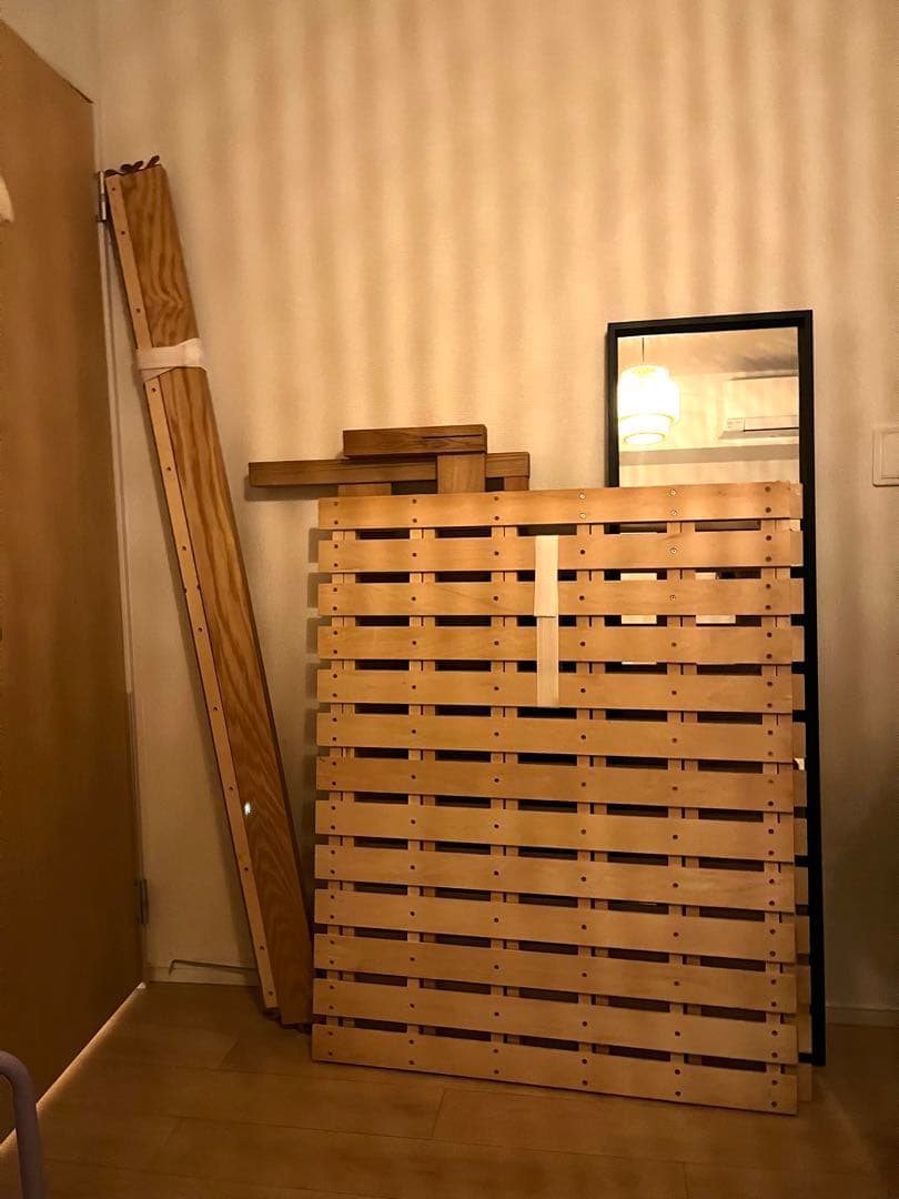 無印良品　ベッドフレーム　セミダブル