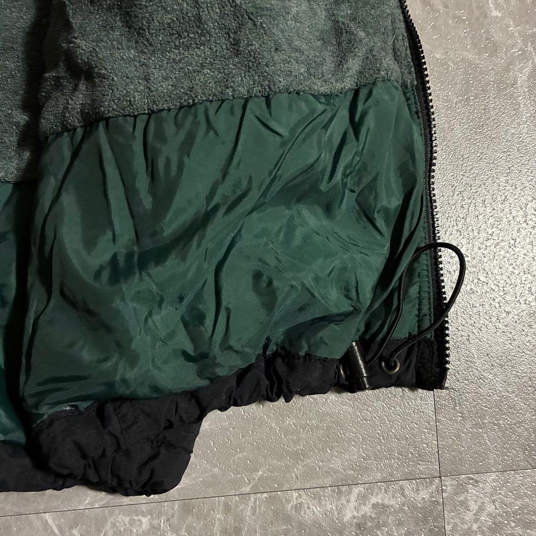 90s Columbia ウォームアップジャケット 刺繍ロゴ M ドローコード