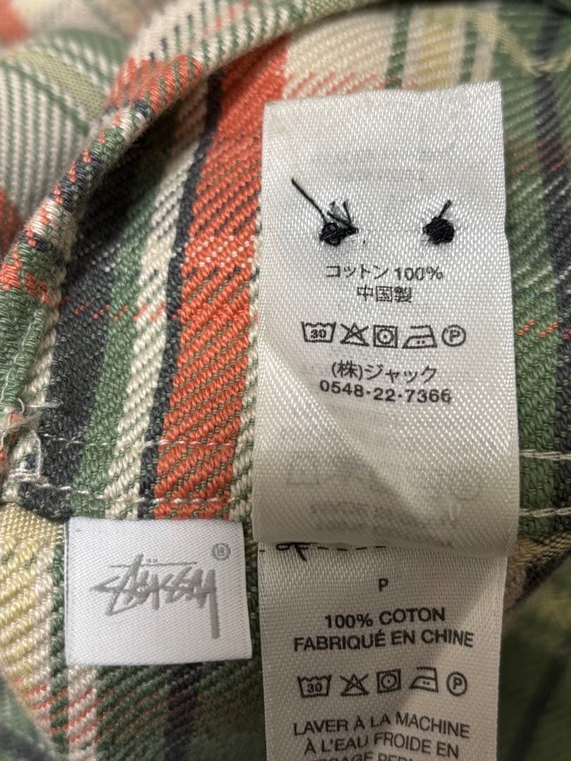 トップス Stussy Dan Washed Cotton Plaid Shirt