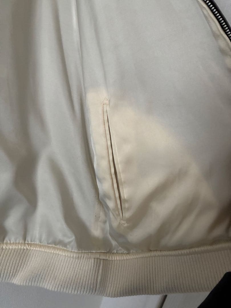 varde77 アラスカジャケット　別珍　スカジャン　スーベニア　ベトジャン濃紫