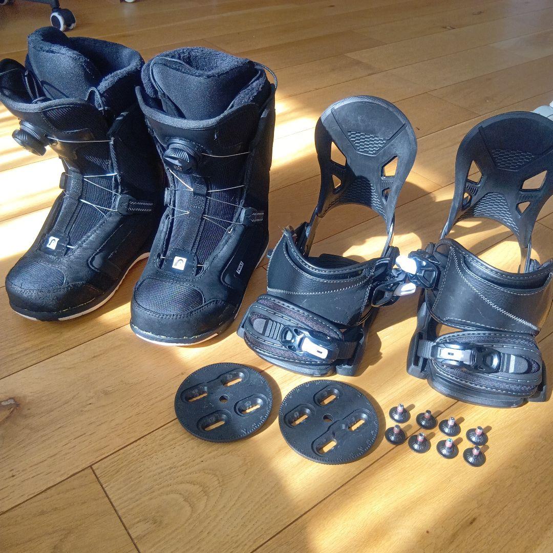 スノーボードブーツ　ビンディングセット