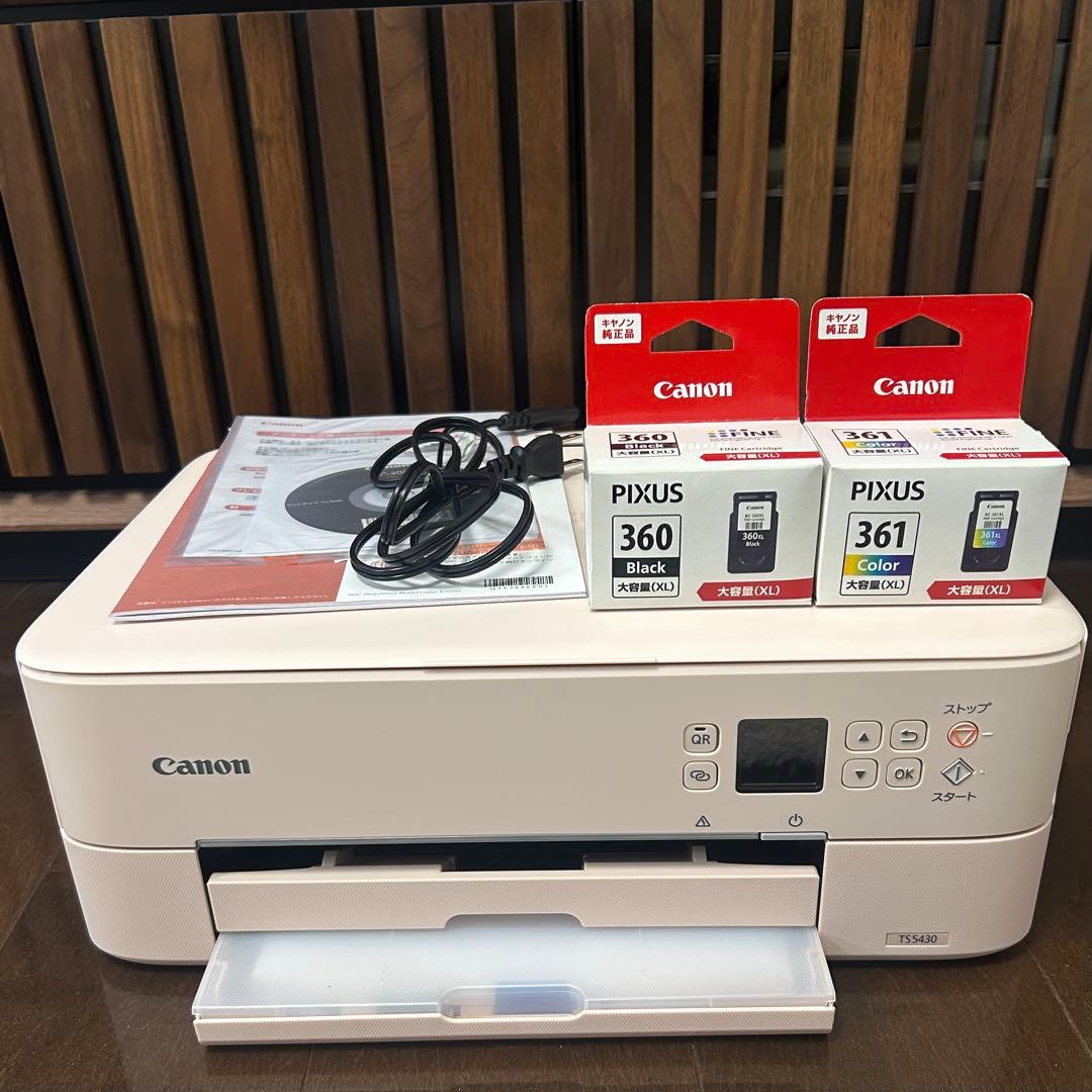 Canon TS5340 インクジェットプリンター 本体　360 361おまけ