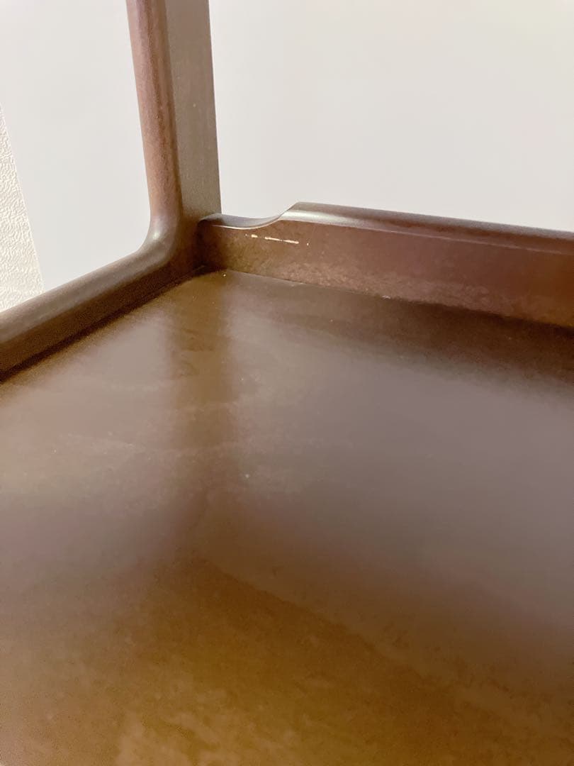 Karimoku カリモク 木製 電話台、FAX台　キャビネット飾り棚 収納　②