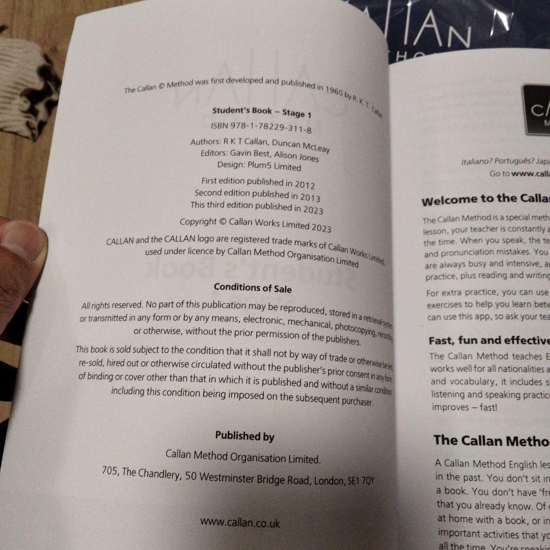 CALLAN METHOD 全巻13冊セット 最新版3rd Eedition