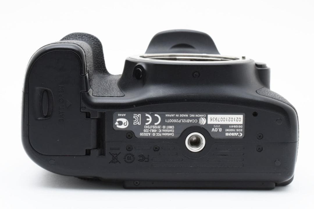 完動品　キャノン EOS 70D ダブルレンズキット/ガラスフィルム/SD32