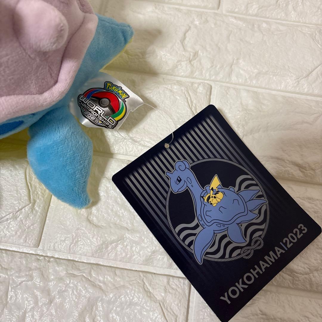 WCS 2023横浜　ぬいぐるみ　ピカチュウ　ラプラス