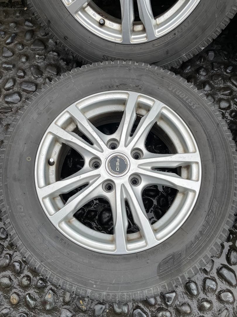 引き取り限定‼️中古195/65R15スタッドレスタイヤ　ホイール4本セット‼️