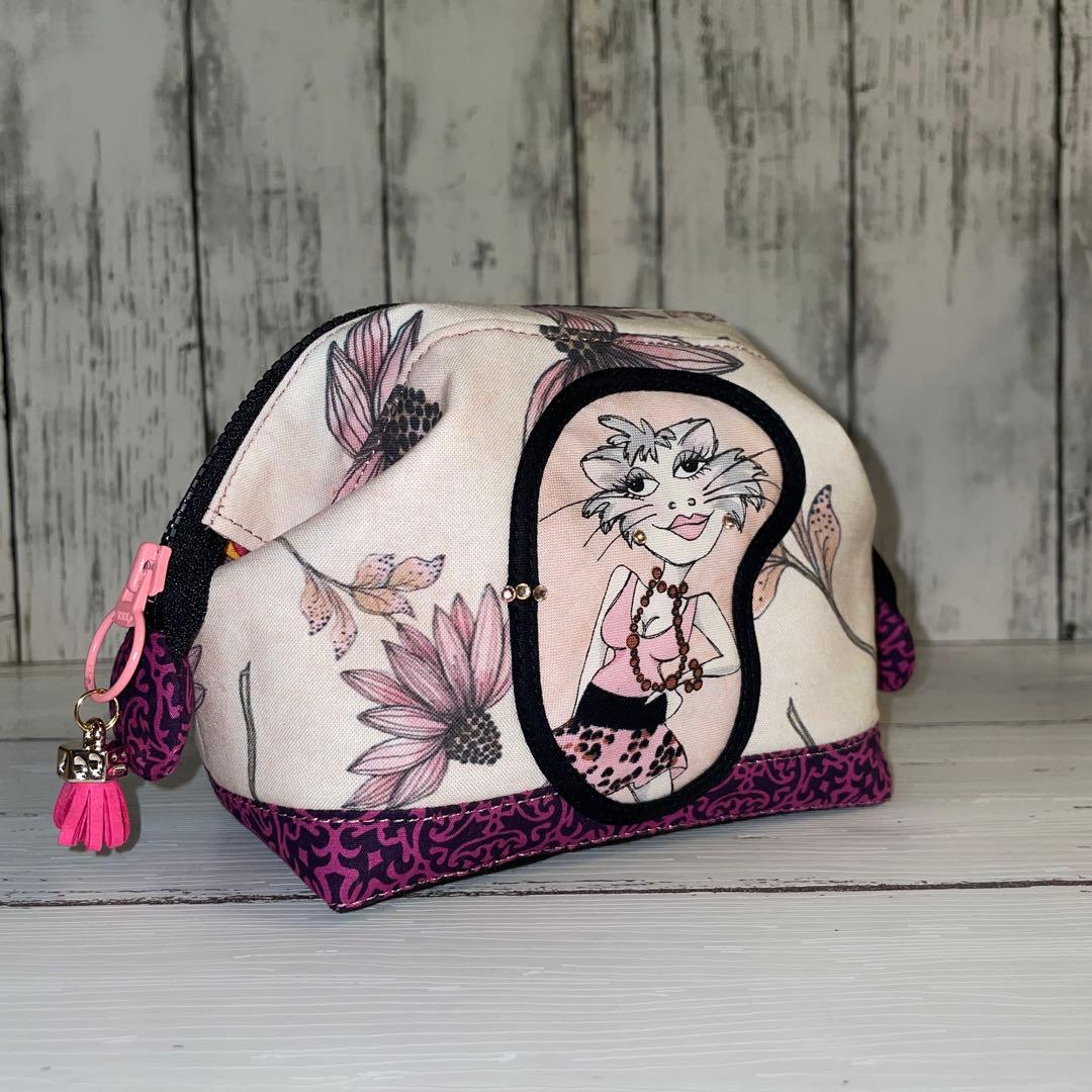 ロラライハリス 縦長トートバッグ、ワイヤーポーチセット